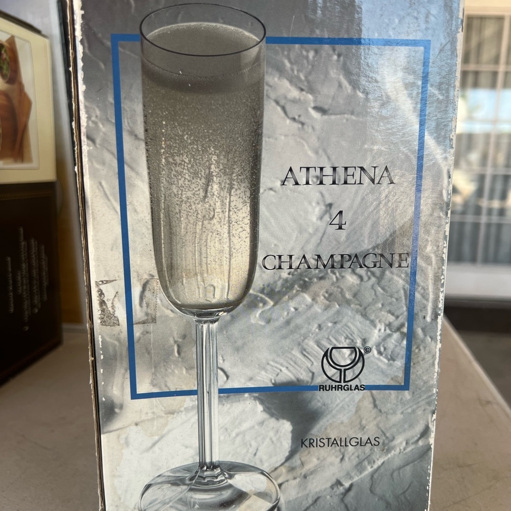 Kristalglas Athena Champagne Glass Set